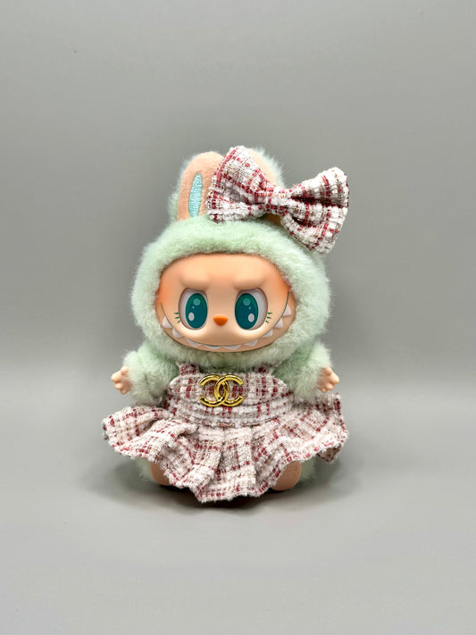 Labubu Designer Clothing Set - CC Inspired (White)