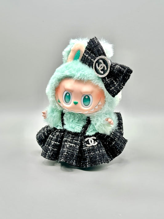 Labubu Designer Clothing Set - CC Inspired (Black)