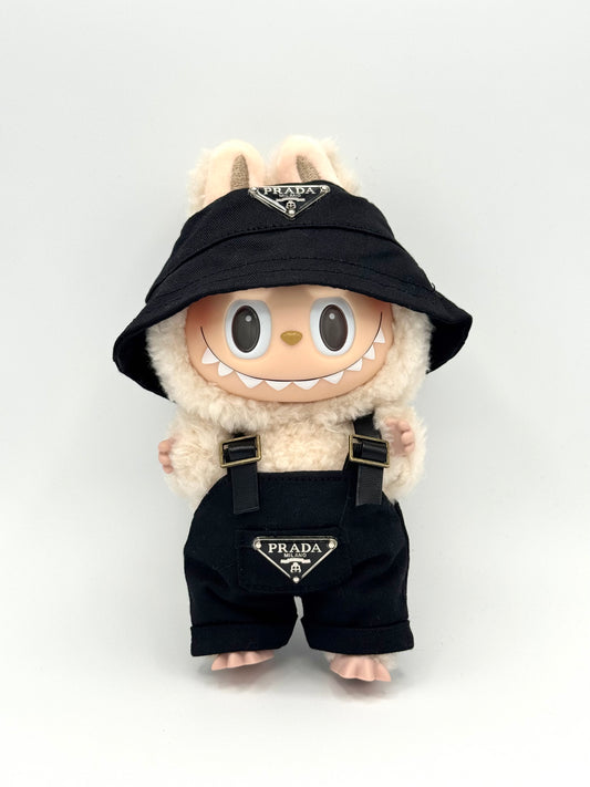 Labubu Designer Clothing Set - Black